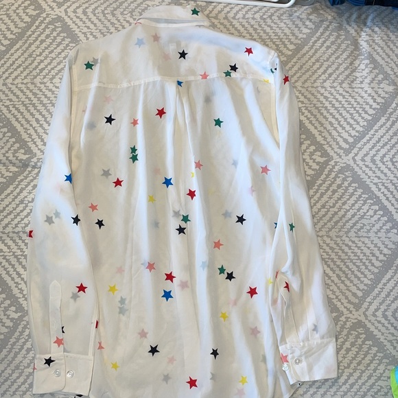 Silk Equipment Blouse with Stars - Medium - Picture 2 of 4